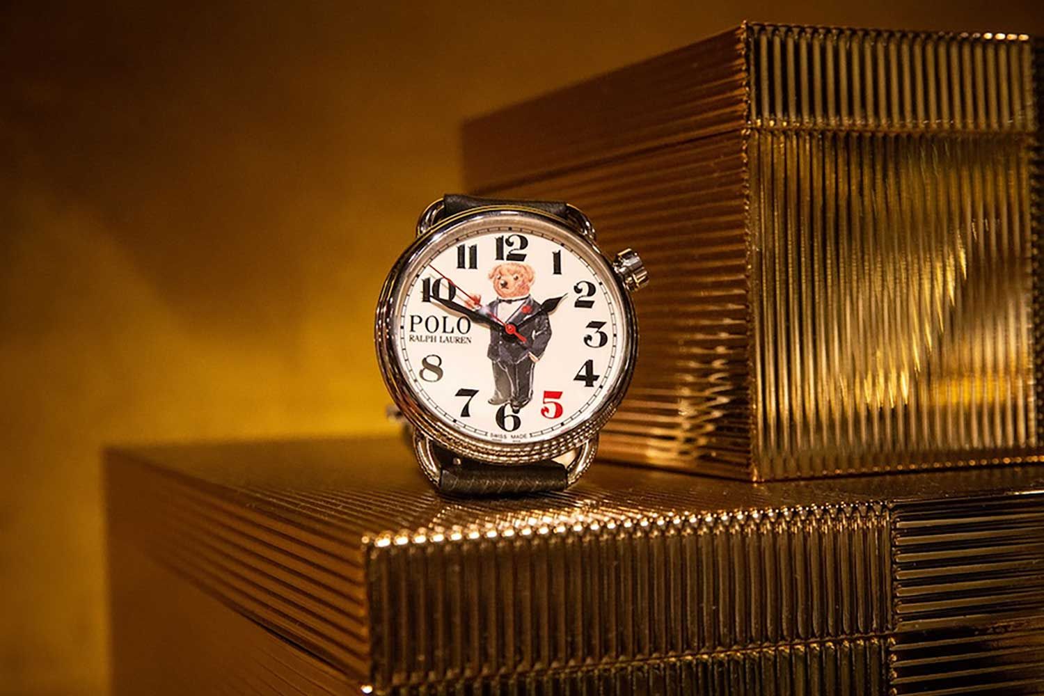 The Rake X Ralph Lauren ‘Negroni Bear’ Polo Bear Watch at Ralph Lauren Flagship Store