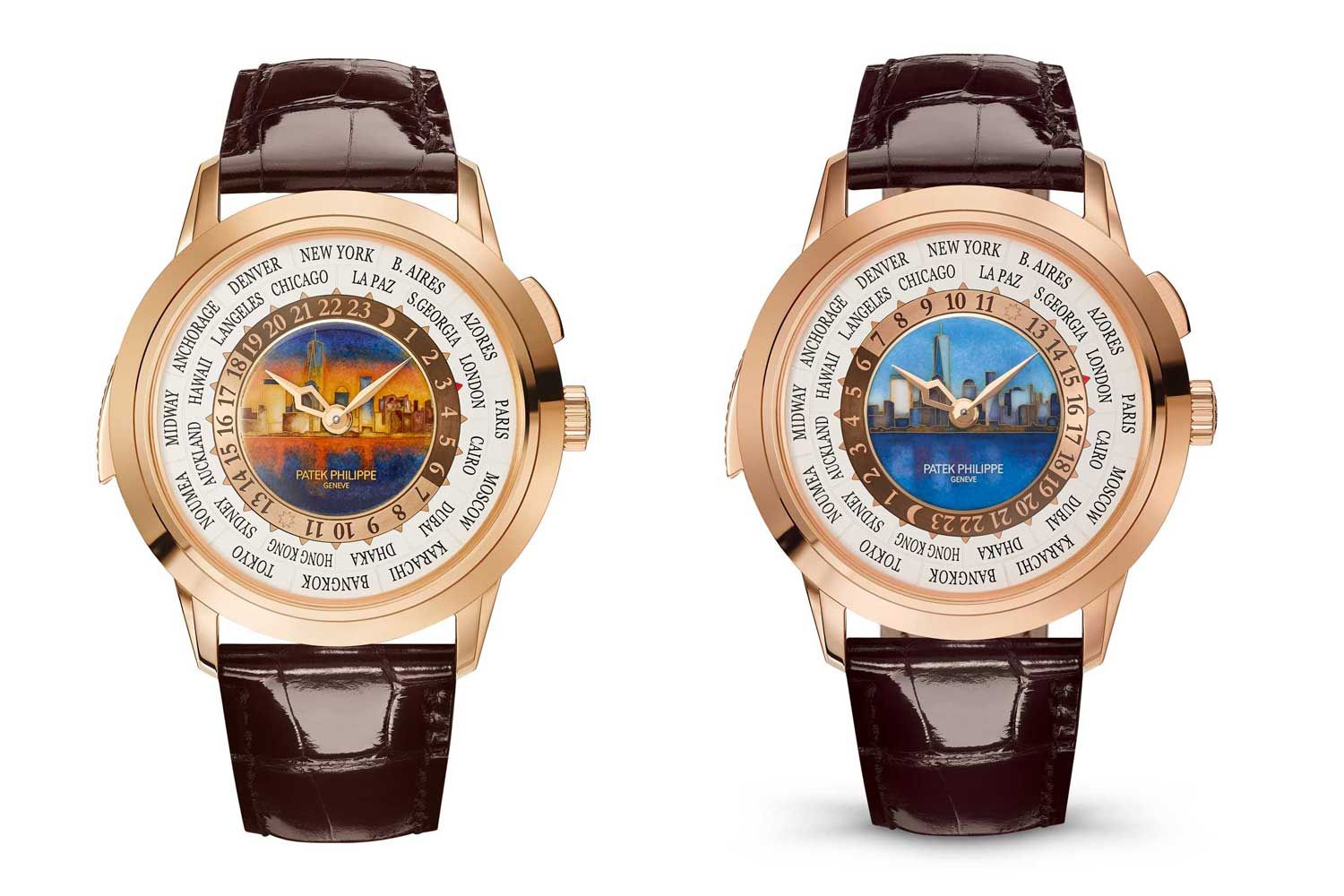 The first execution of the 5531R depicting Manhattan’s skyline was made with two dial designs “New York by Day” and “New York by Night” in 2017